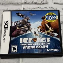 Ice Age Continental Drift Arctic Games Nintendo DS DSi 2DS 3DS Game complete with case and manual