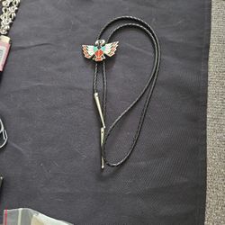 Indian Turquoise Man's Rope Neck Tie