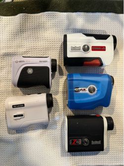 Bushnell and Golf Buddy golf rangefinders
