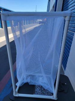 Laundry bag with stand