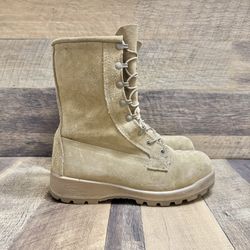 Altama Desert Tan Tactical Military Combat Vibram Sole Army Boots Size 8R Men / 9.5R women