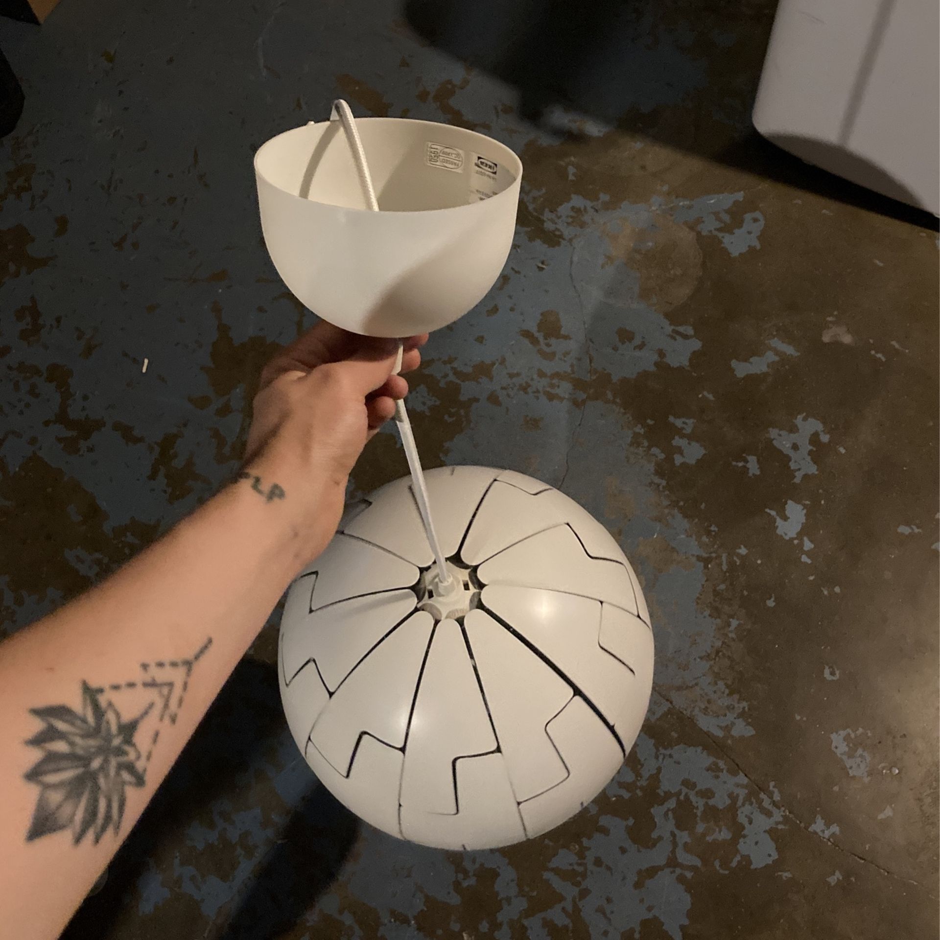 IKEA PS 2014 Pendant Lamp White/Silver 14”