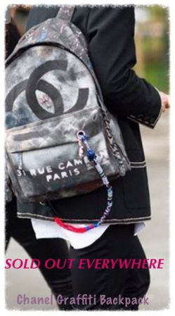 Chanel Graffiti Backpack - Designer Purse for Sale in The Woodlands, TX -  OfferUp