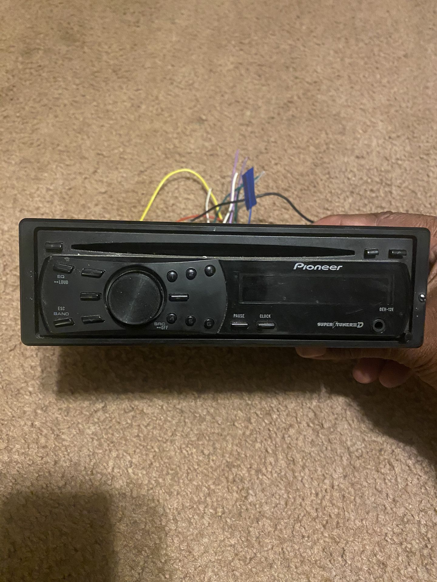 Pioneer DEH-12E Car Audio Radio CD Receiver