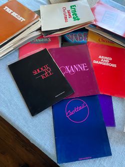 1984-89 Movie Press Promo Kits (see photos of lists) Prices & Condition Vary