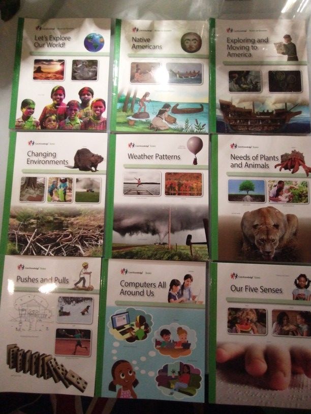 Core Knowledge Science, History, Geography Books / Readers