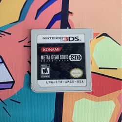 Metal Gear Solid 3D - Nintendo 3DS 