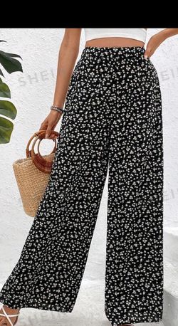 FLORAL PRINT PANTS