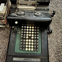 Antique Burroughs Adding Machine Vintage