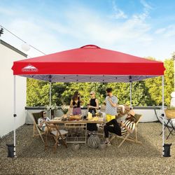 12 by 12 Eagle Peak Red Pop-Up Canopy Tent