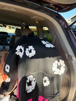 Black and white hoodie