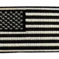 USA American Flag Patch 3''X 2'' Hook & Loop Choice Military Tactical