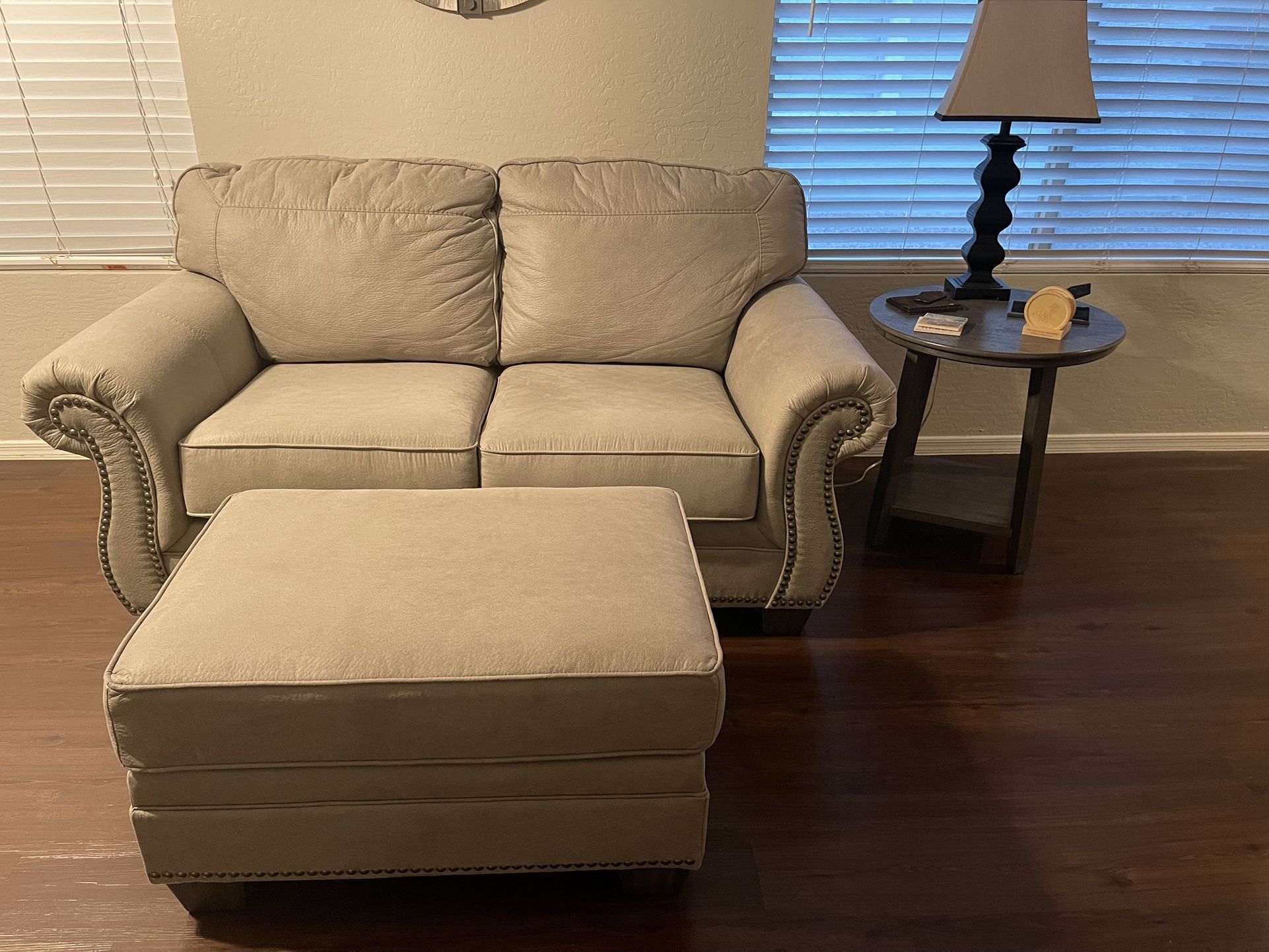 Loveseat And Ottoman