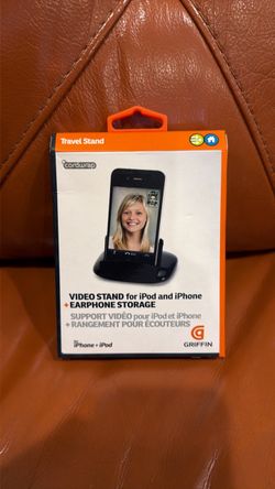 2 New Griffin TravelStands for iPhone/iPod with Earphone Storage