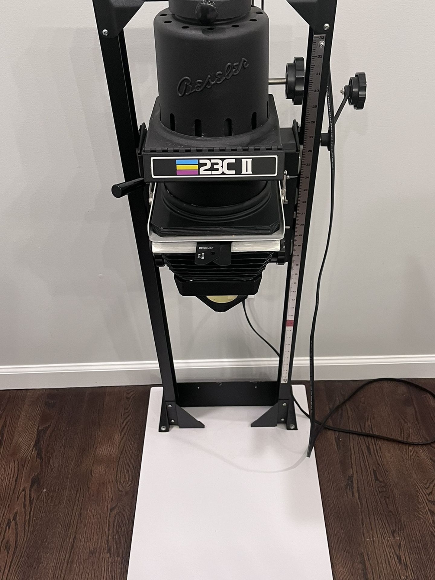 BESELER 23C II XL SERIES DARKROOM PHOTO ENLARGER 4/80 Schneider Kreuznach Lens !