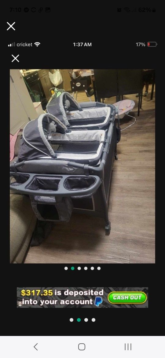 Baby Deluxe Pack And Play Changing Table And All