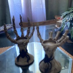 Handelabra Votive Candle Holders  Pair