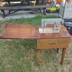 Antique Sewing machine and sewing table