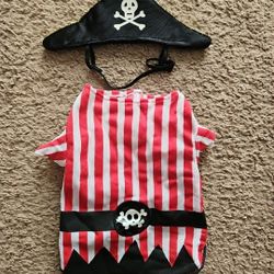 Pet Costume Pirate Size XS