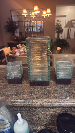 Set of 3 candles holders