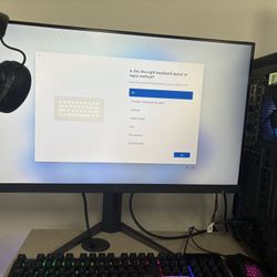 Gaming PC + Monitor + 4060 graphics card + mouse + keyboard + headset *GREAT DEAL