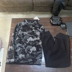 Fleece Boys Set Size 8 New 