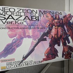 MG Mobile Suit Gundam Sazabi Ver. Ka 1/100 Scale Model Kit BRAND NEW