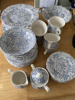 Chintz Cornflower Blue Dishes