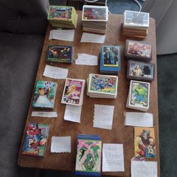 Vintage Non Sports Cards From 1990's Marvel, Star Trek, Ninja Turtles, Batman See Specifics Below 