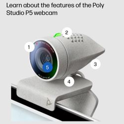 Poly Studio P5 USB-A Webcam TAA 