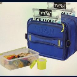 Titan Arctic Zone Fridge Cold, Crush Resistant Expandable Lunch Box Pack With 2 Ice Walls, New With Tag Retails $39.99+Tax