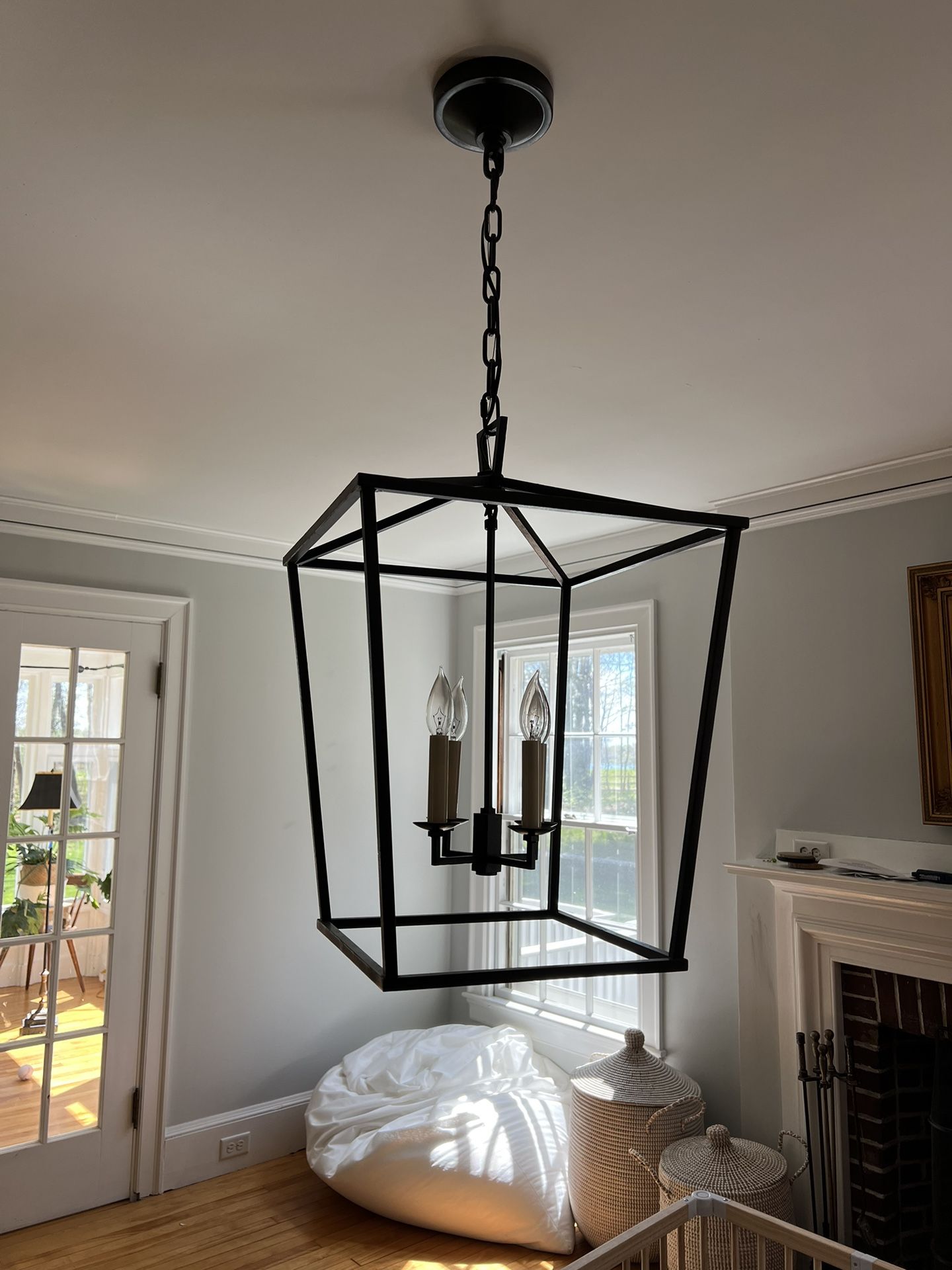 Visual Comfort Iron Lantern For Sale