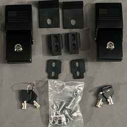 Jeep Wrangler JK JKU  Stainless Steel Hood Lock Kit (New)