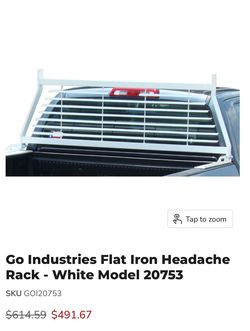 Headache rack for truck 275