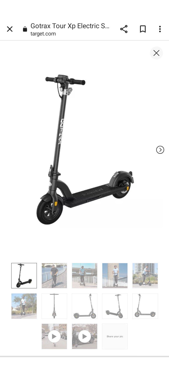 Gotrax Xp Electric Scooter 