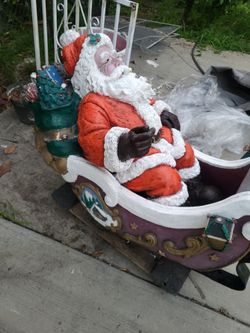 Santa Yard Decoration 