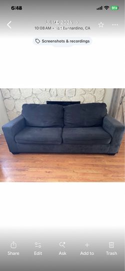 Couch and love seat