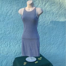 Mid Length Grey Dress