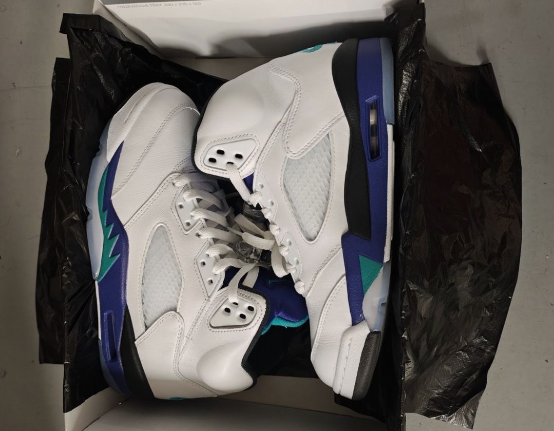 Air Jordan 5 Grapes 2025 Size 9.5