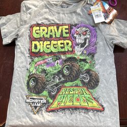 Monster, jam, graphic T-shirt, size, a medium youth