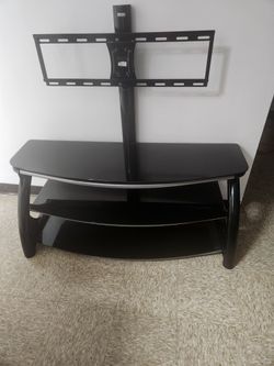 Whalen Furniture - 3-in-1 TV Stand for Flat-Panel TVs Up to 56" - Black