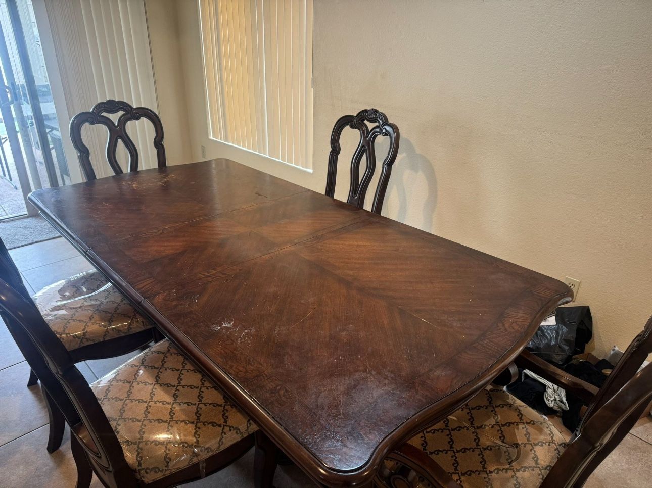 Heavy duty dining table