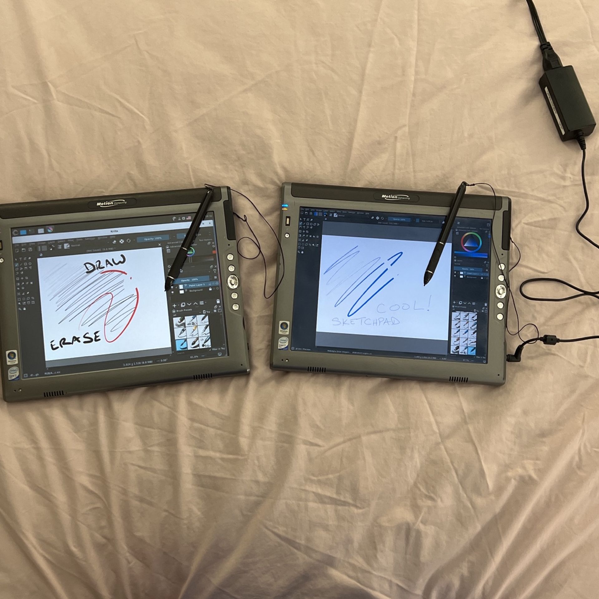 Motion Computing LE1700 Wacom Drawing Digital Graphics Tablet PC