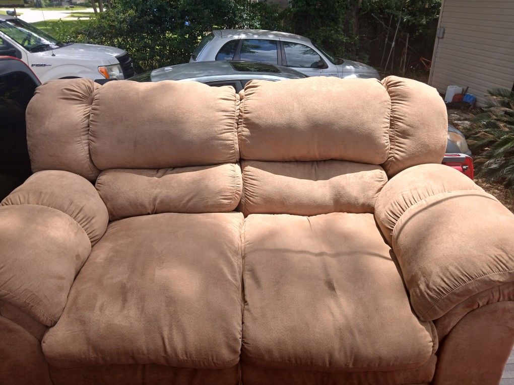 Brown 2 Seat Couch