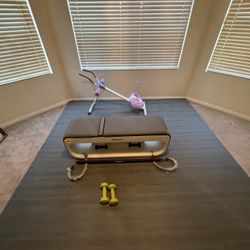 King Smith Fitness Bench,  Ab Incline and Weights