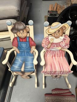 Custom Made And Numbered Baby Furniture Rocker