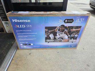 43” Hisense smart 4k Qled hdr tv