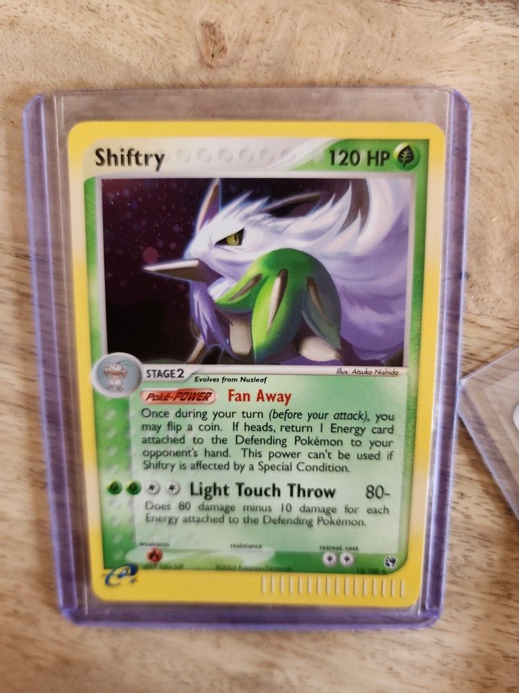 Shiftry Holo E Card