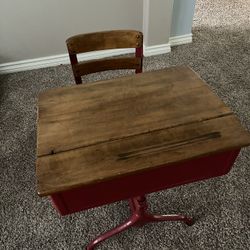 Antique Kids Desk OBO