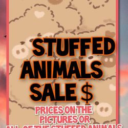 Stuffed Animal Sale